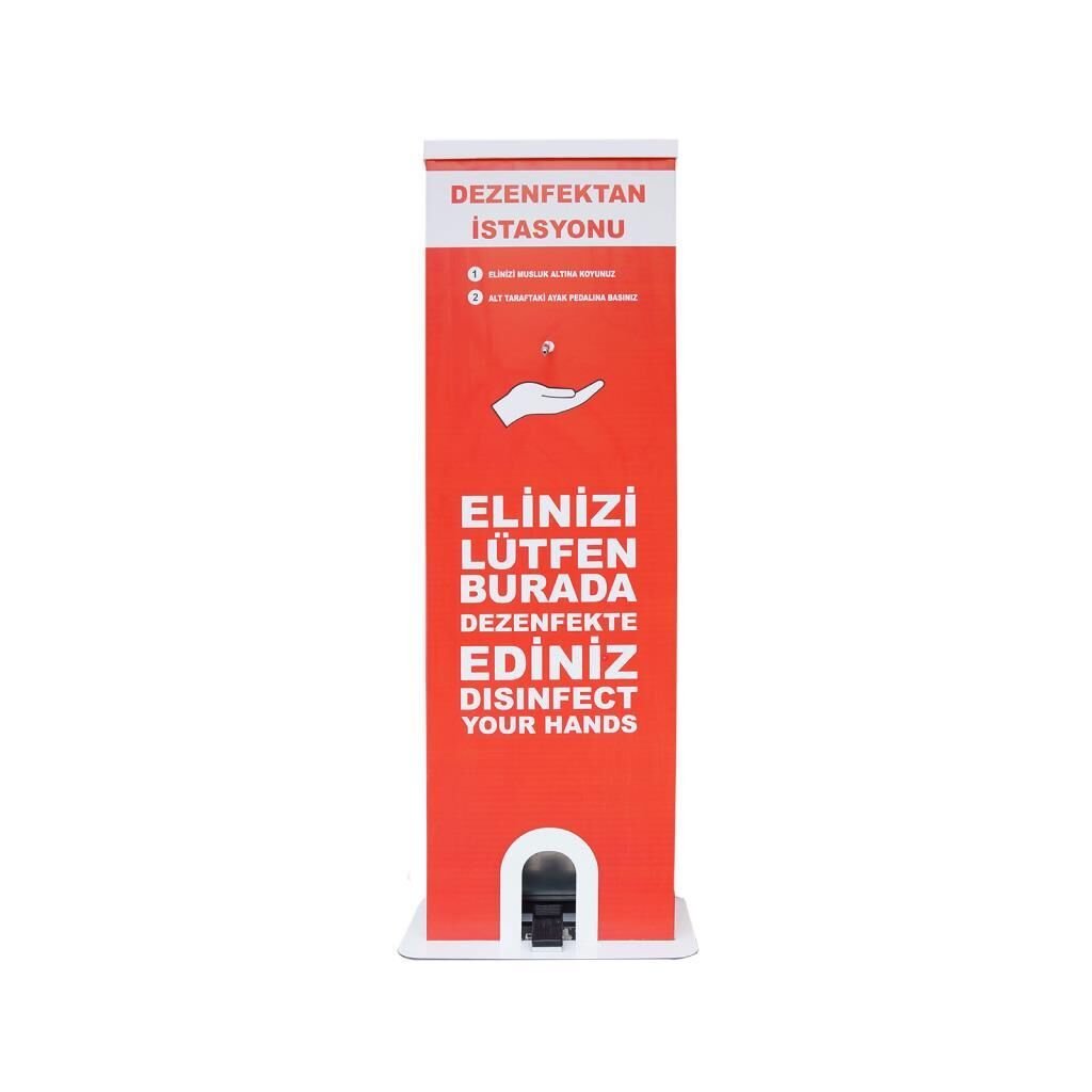 Dezenfektan istasyonu Ayak Pedallı (Temassız)