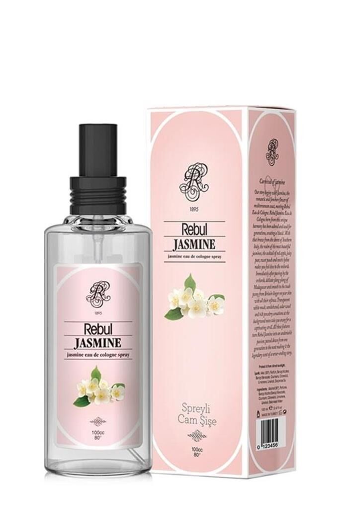 Rebul Jasmine (Yasemin) Kolonyası Spreyli Cam Şişe 100 ml