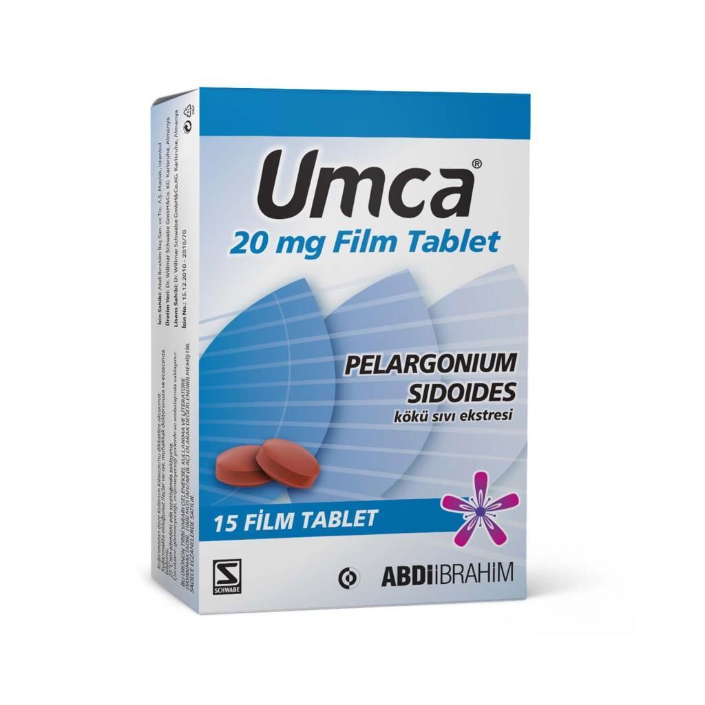 Umca 20 mg 15 Film Kaplı Tablet