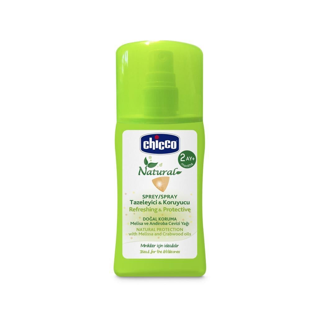 Chicco Natural 2 Ay+ Bebek Tazeleyici ve Koruyucu Sprey 100 ml