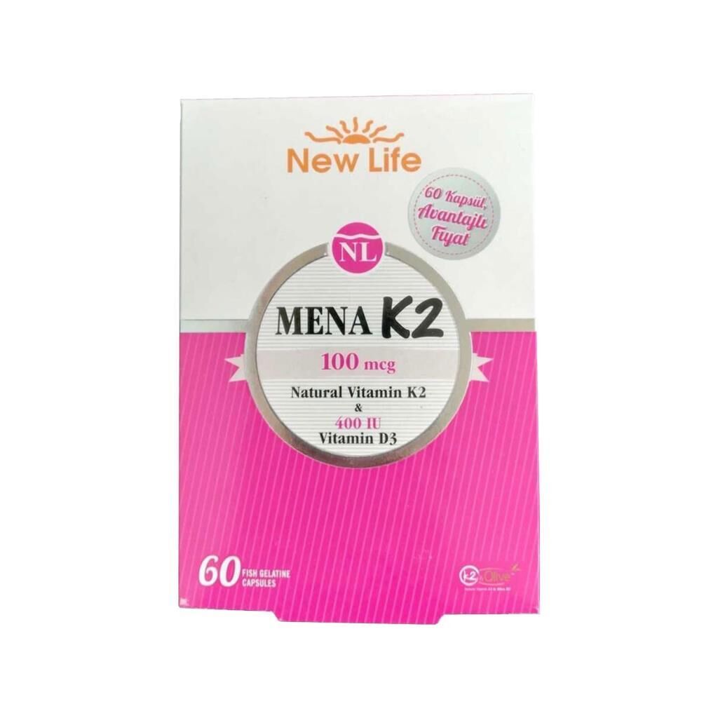 New_Life Mena K2 100 mcg 60 Kapsül