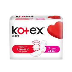 Kotex Ultra 7 Adet Uzun Ped %100 Rahatlık ve Güven