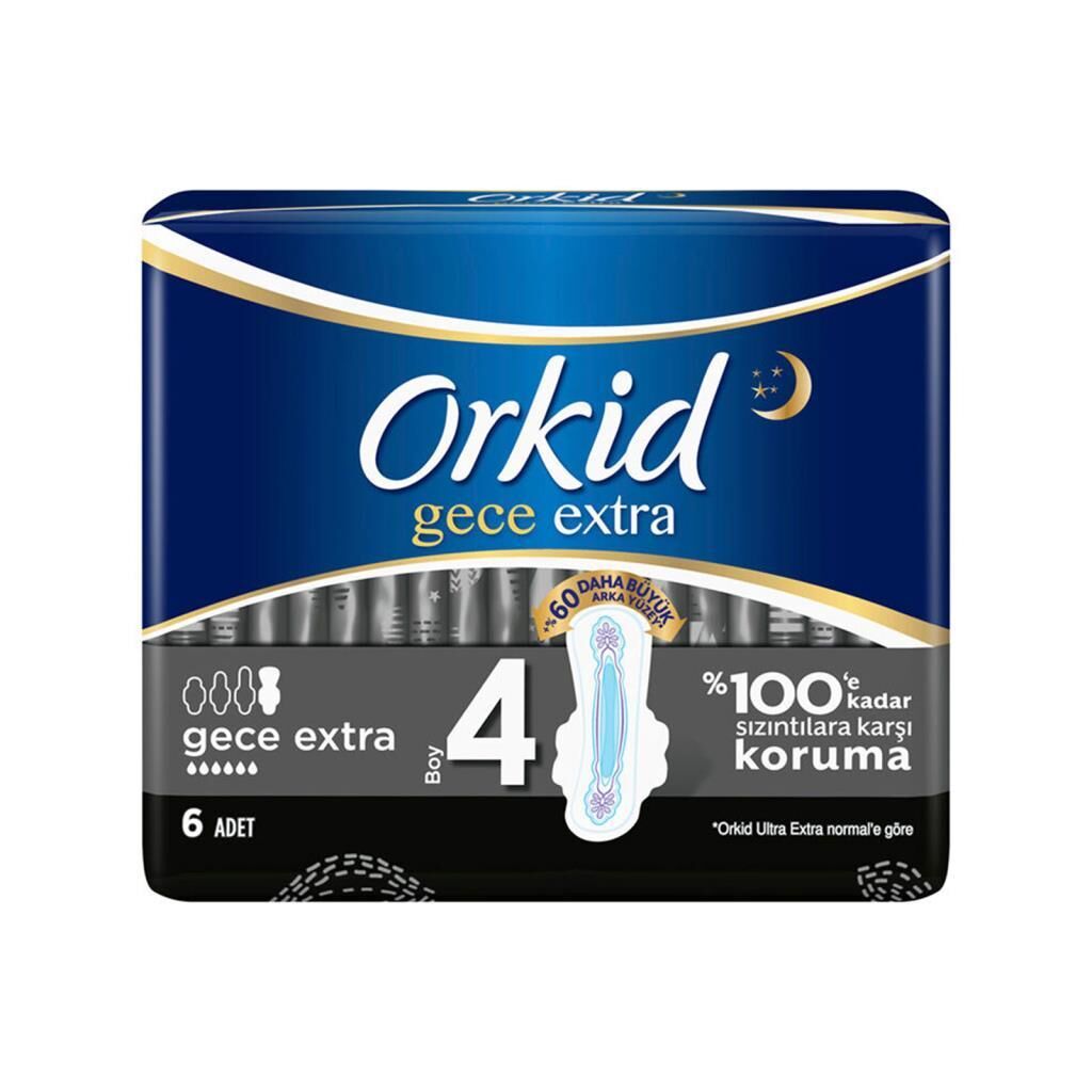 Orkid Ultra Gece Extra 7 Adet Ped