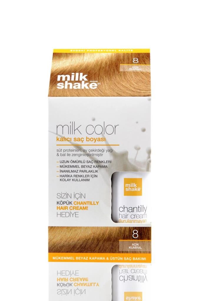Milk Shake Saç Boyası No: 8 Açık Kumral