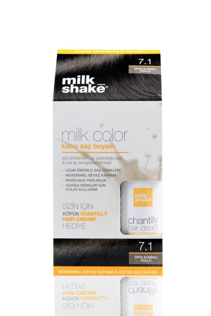Milk Shake Saç Boyası No: 7.1 Orta Kumral Küllü