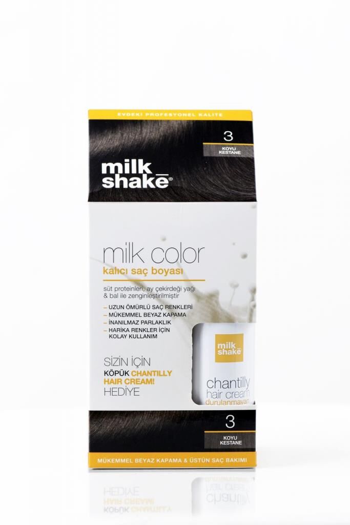 Milk Shake Saç Boyası No: 3 Koyu Kestane