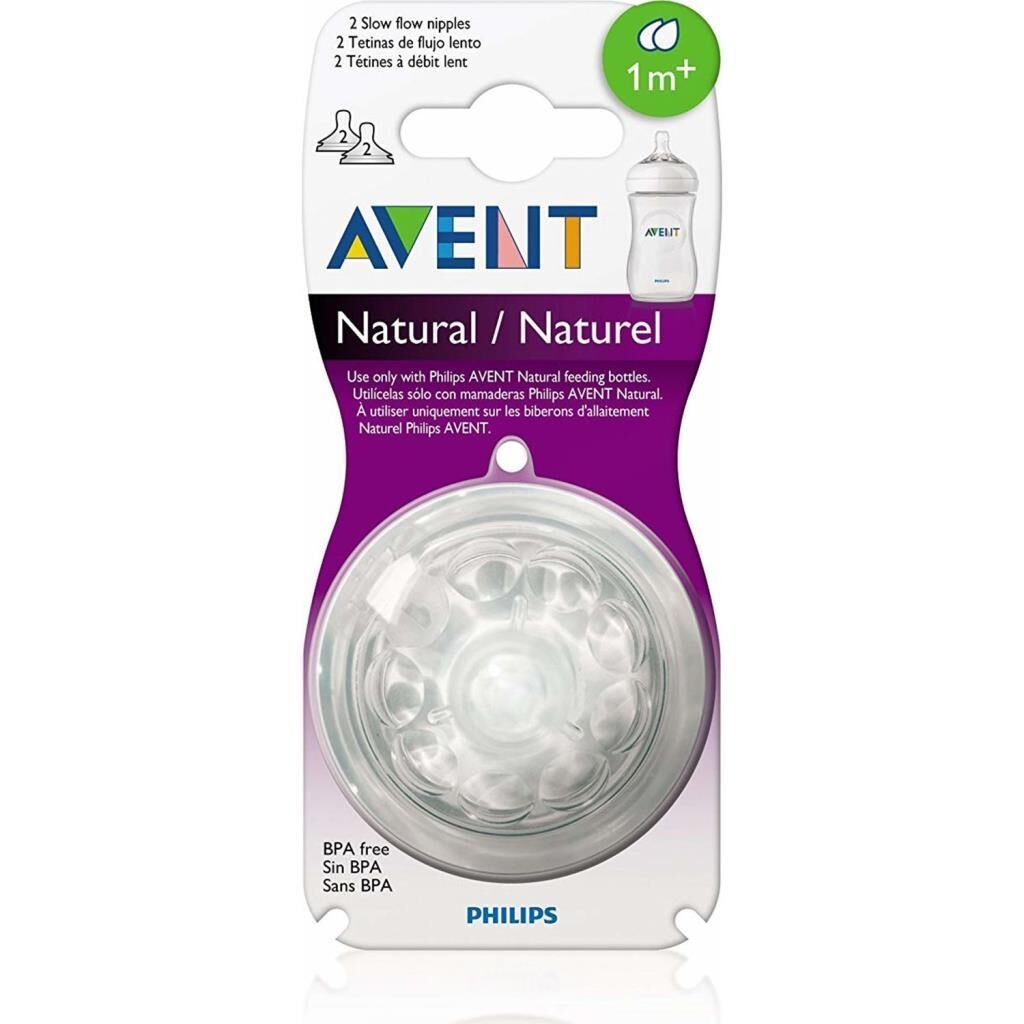 Avent Bib Emz Nat 2 Delik 1 Ay 2 li