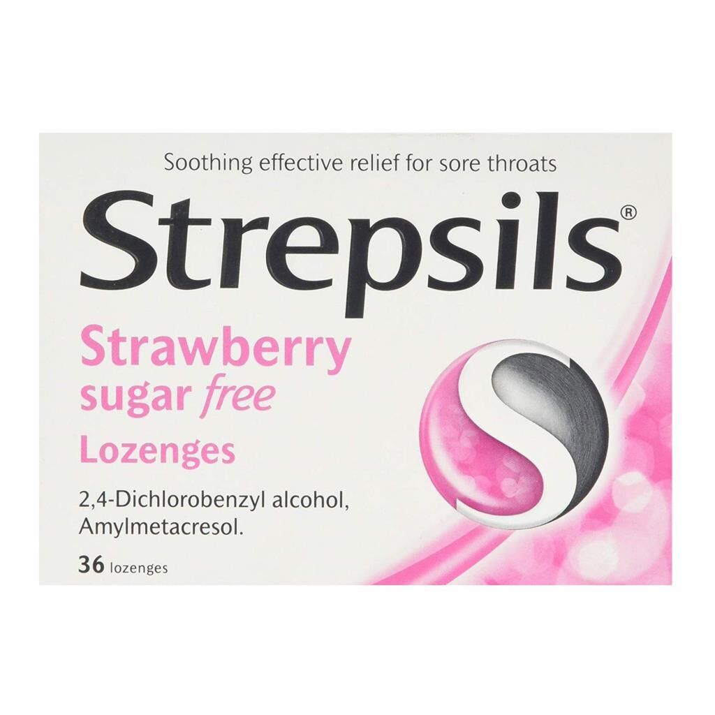 Strepsils Sugar Free Strawberry 16 Tab