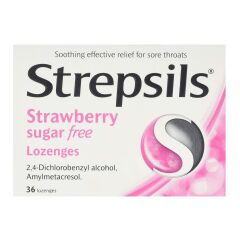 Strepsils Sugar Free Strawberry 16 Tab