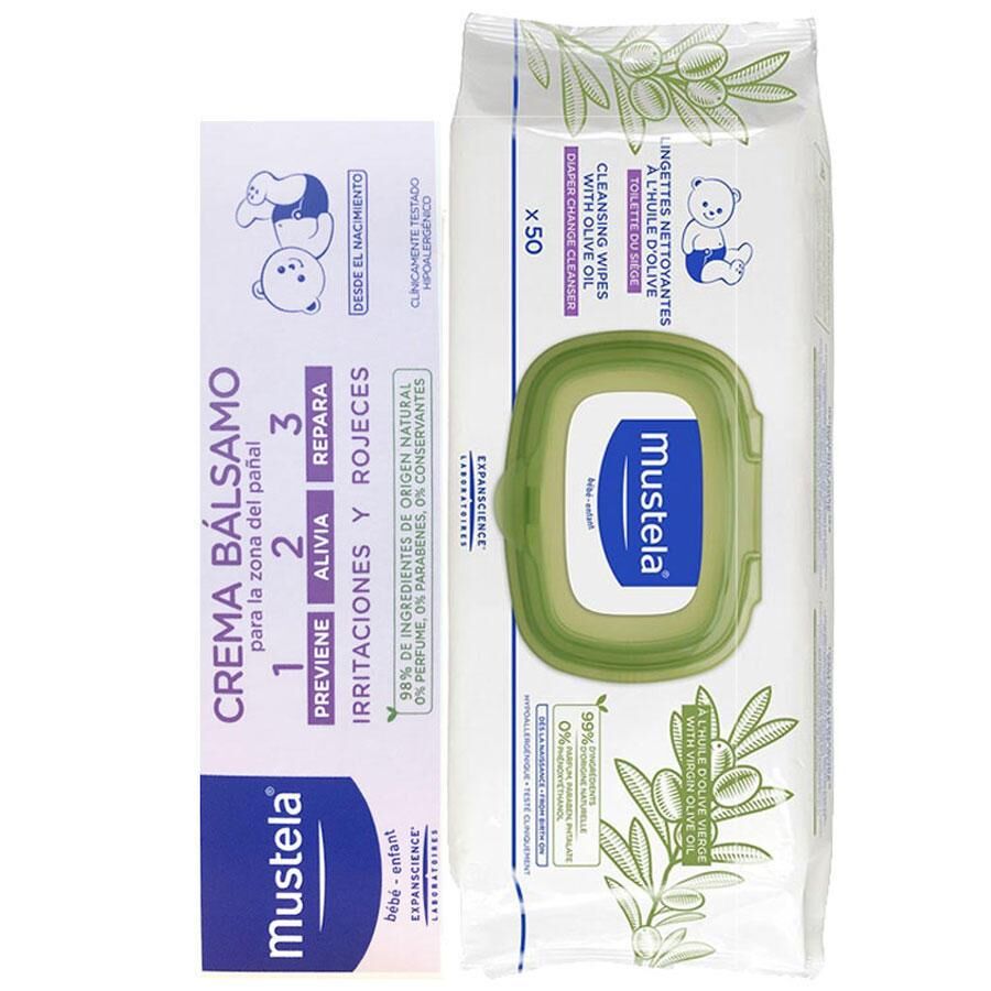 Mustela Pişik Kremi 100 ml Zeytiyağlı Islak Mendil Hediyeli