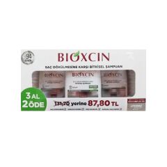 Bioxcin Klasik Şampuan Yağlı Saçlar için 3x300 ml 3 Al 2 Öde