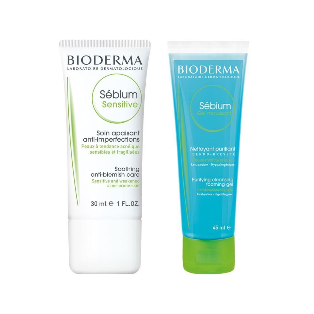 Bioderma Sebium Sensitive 30 ml + Yıkama Jeli 45 ml Hediye