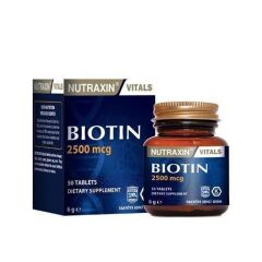 Nutraxin Biotin 2500 mcg. 50 Tablet