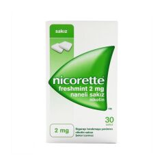 Nicorette 2 mg Naneli Nikotin Sakızı 30 Adet