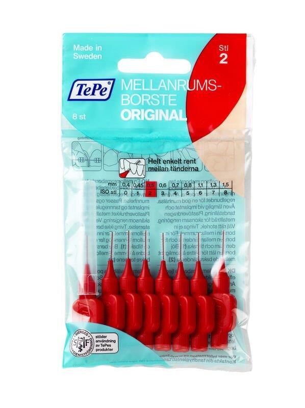 Tepe Diş Arası Fırçası Original 8 li 0,50 mm No: 2