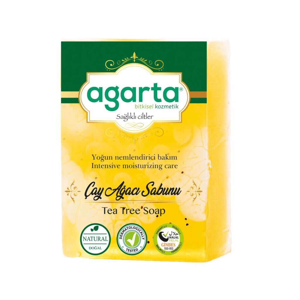 Agarta Doğal Nemlendirici Çay Ağacı Sabunu 150 g El Yapımı