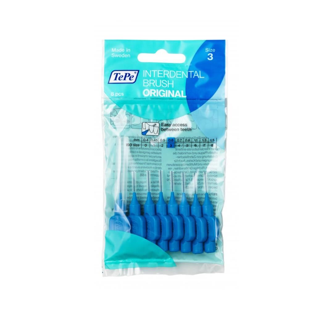 Tepe Diş Arası Fırçası Original 8 li 0,60 mm No: 3