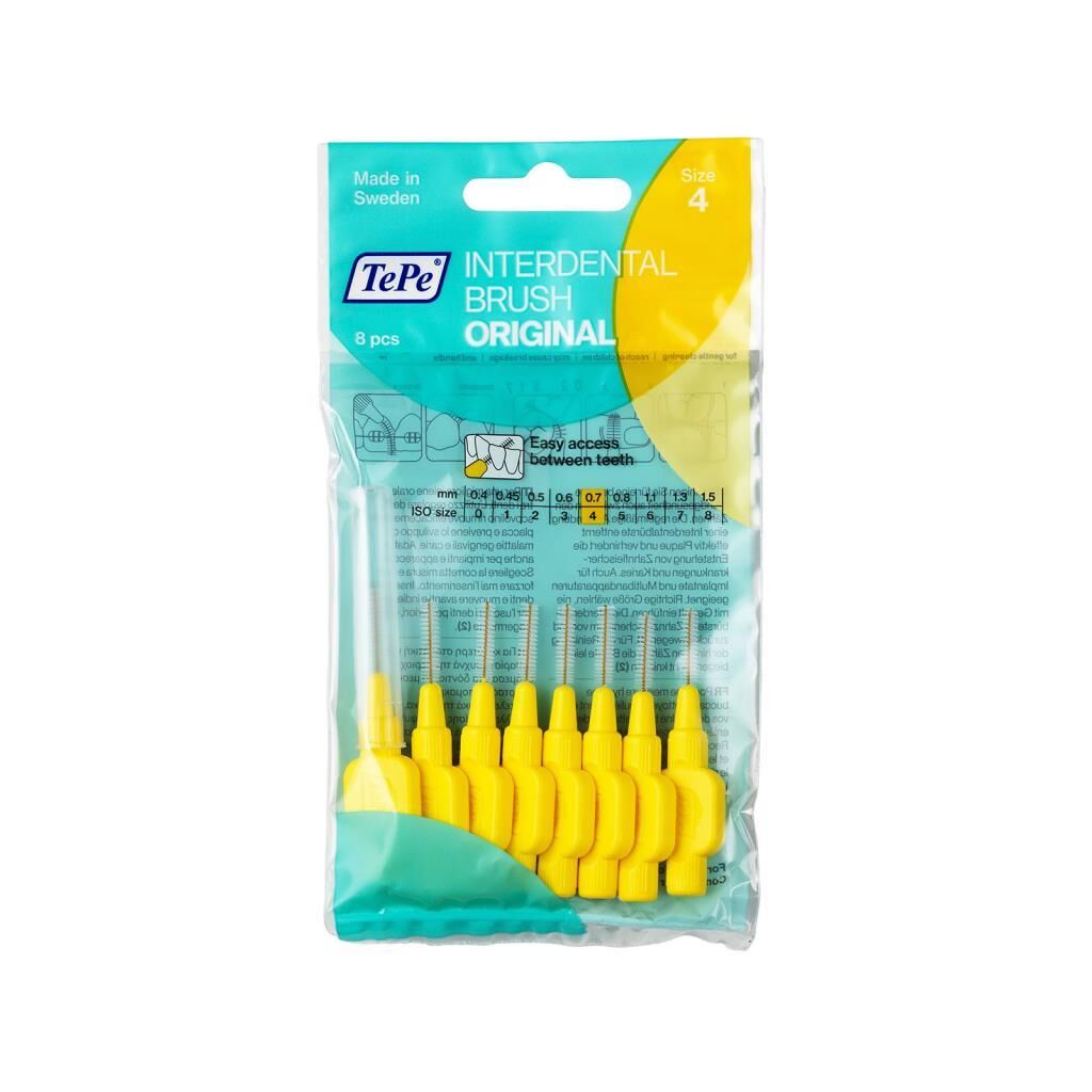 Tepe Diş Arası Fırçası Original 8 li 0,70 mm No: 4
