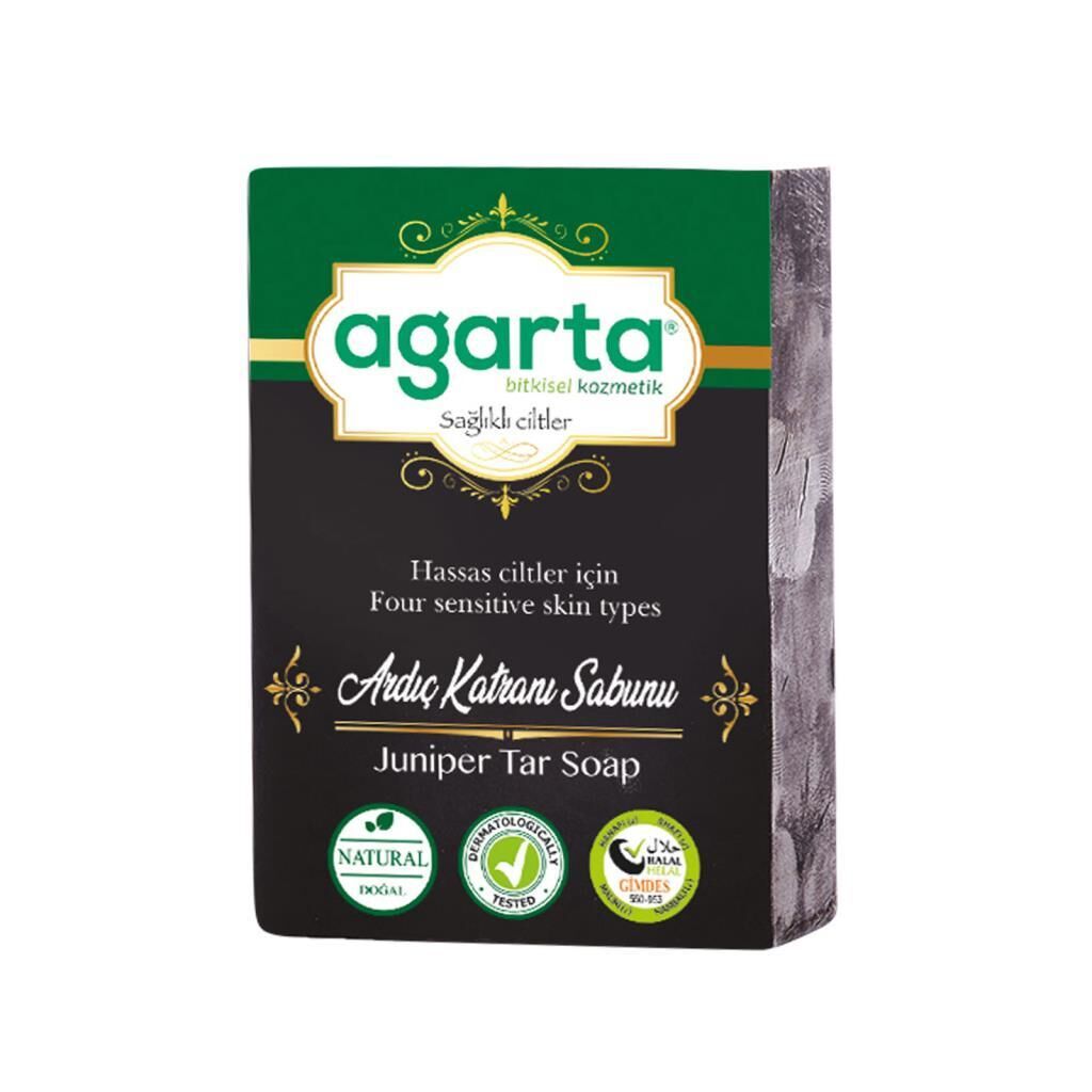 Agarta Doğal Ardıç Katranı Sabunu Hassas Cilt 150 g El Yapımı