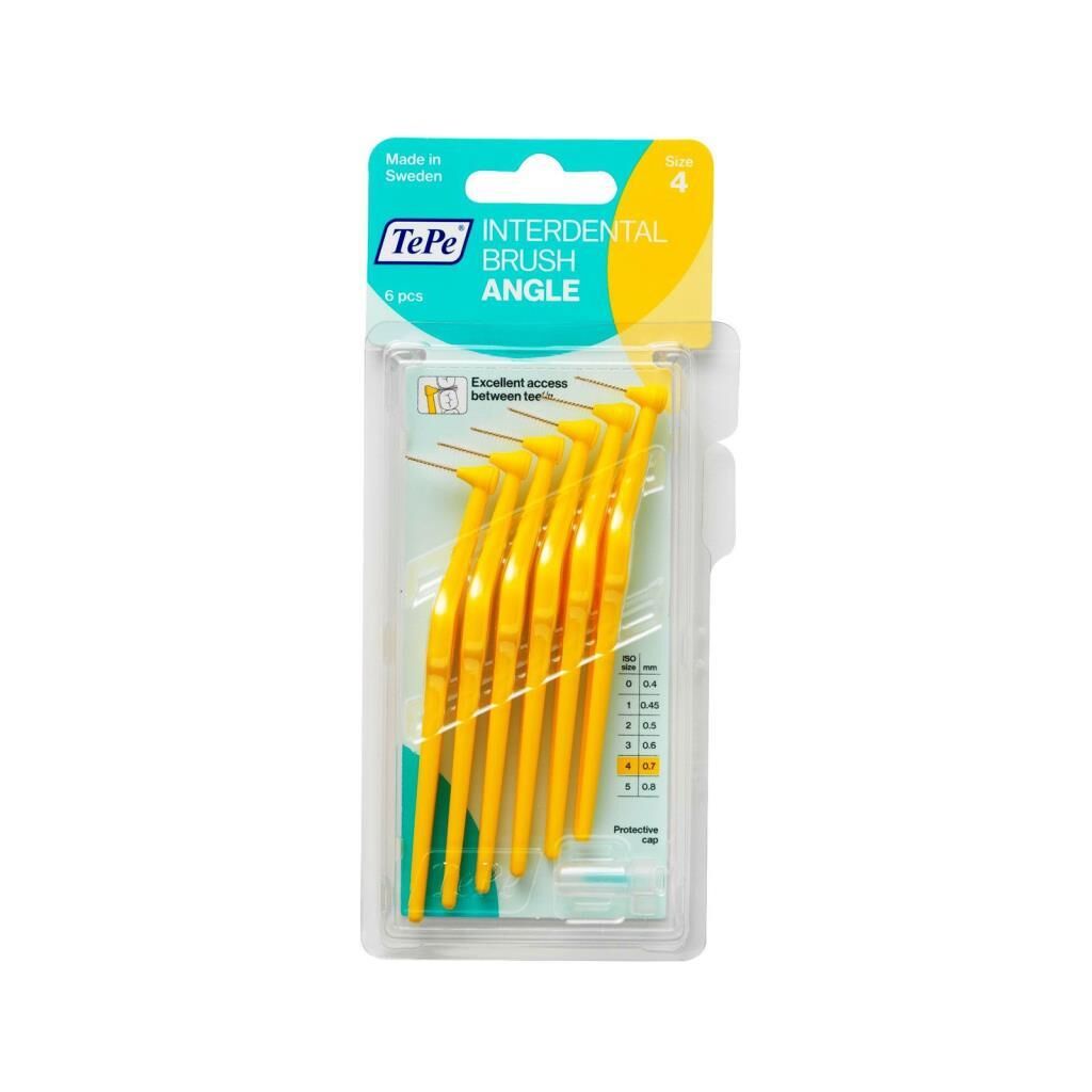 Tepe Diş Arası Fırçası Saplı 6 lı 0,70 mm No: 4