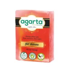 Agarta Doğal Gül Sabunu Hassas Cilt 150 g El Yapımı