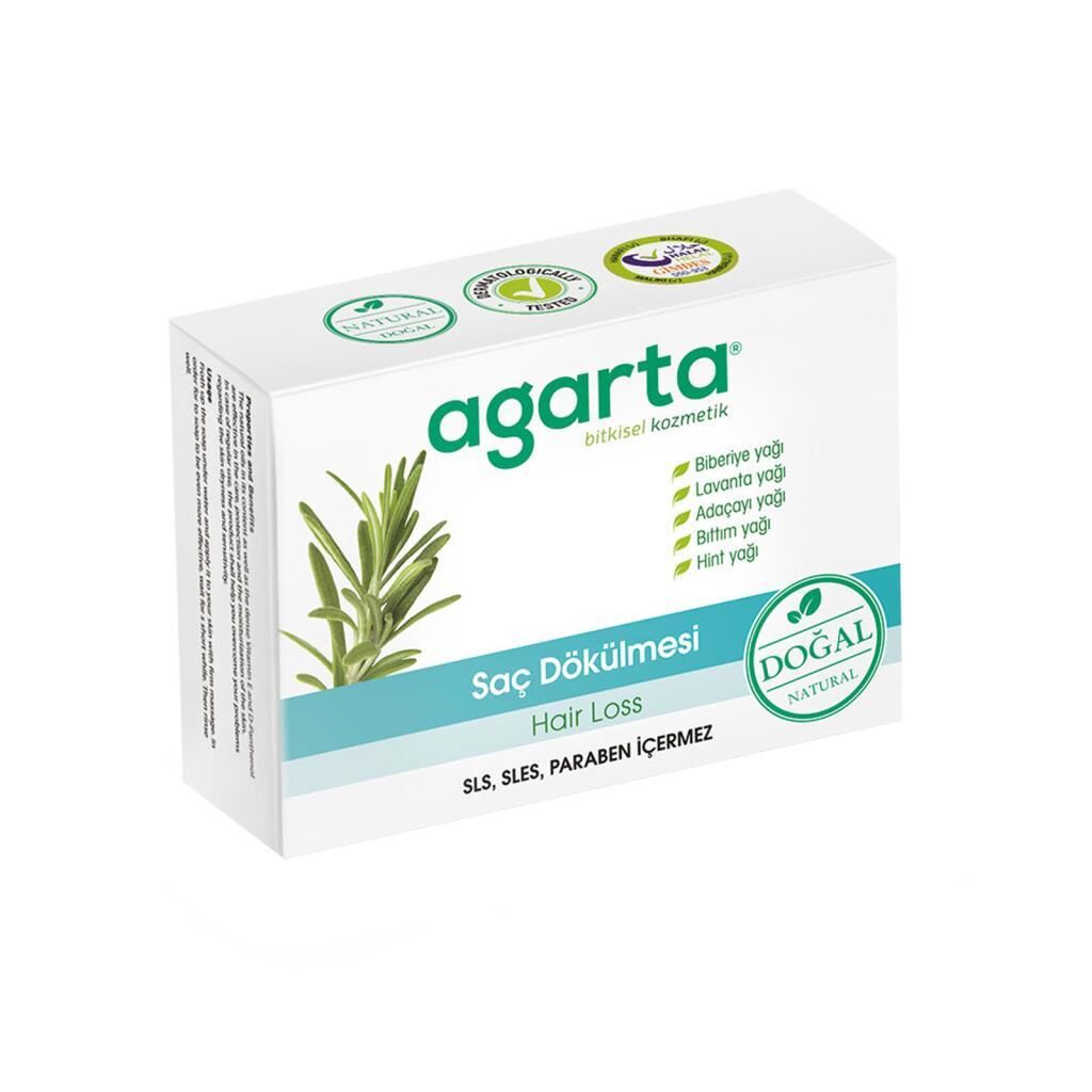 Agarta Doğal Saç Dökülmesi için Sabun 150 g