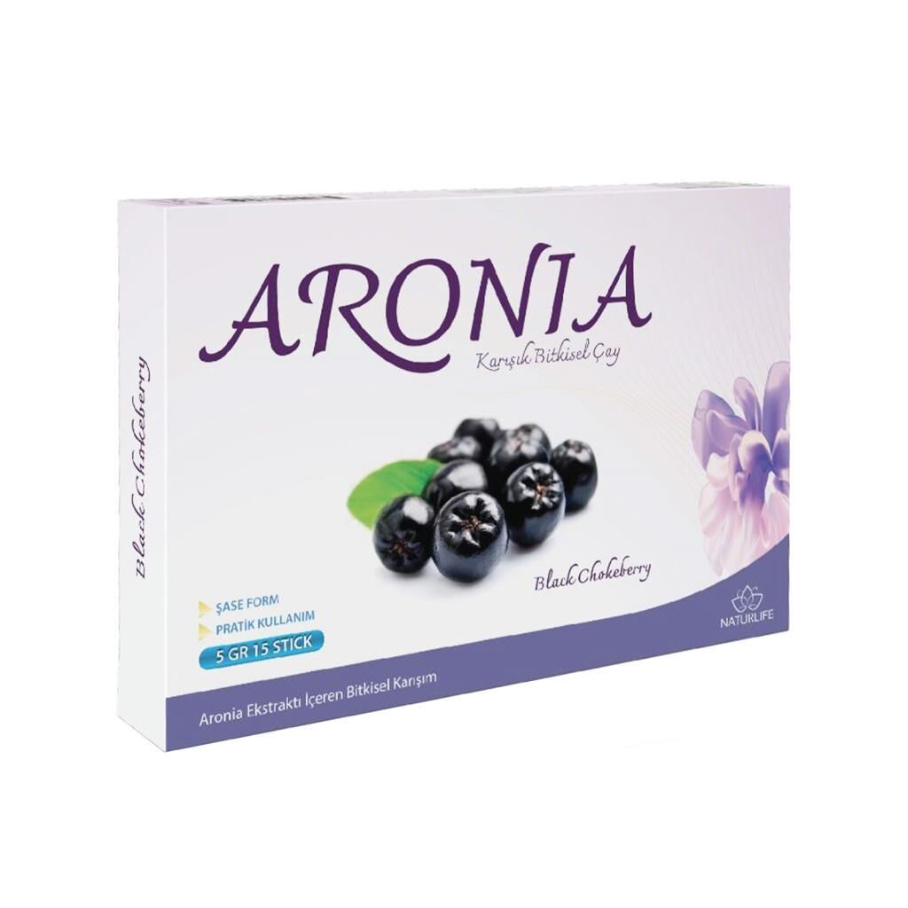 Naturlife Aronia Ekstraktı Bitkisel Karışım 5 gr 15 Saşe