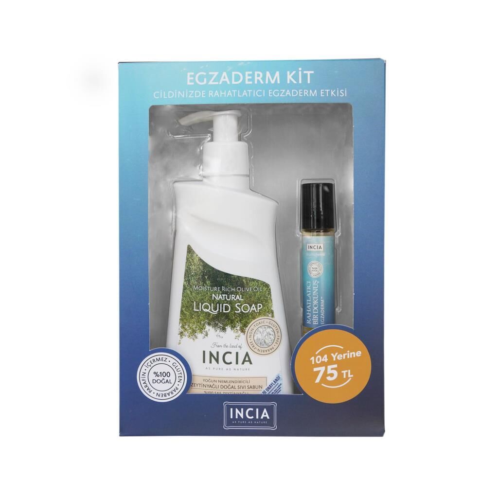 Incia Egzaderm Kit Kuru Cildin %100 Doğal Yardımcısı