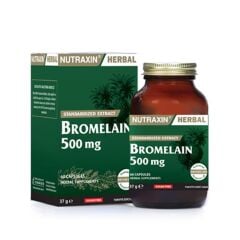 Nutraxin Bromelain 500 mg. 60 Kapsül