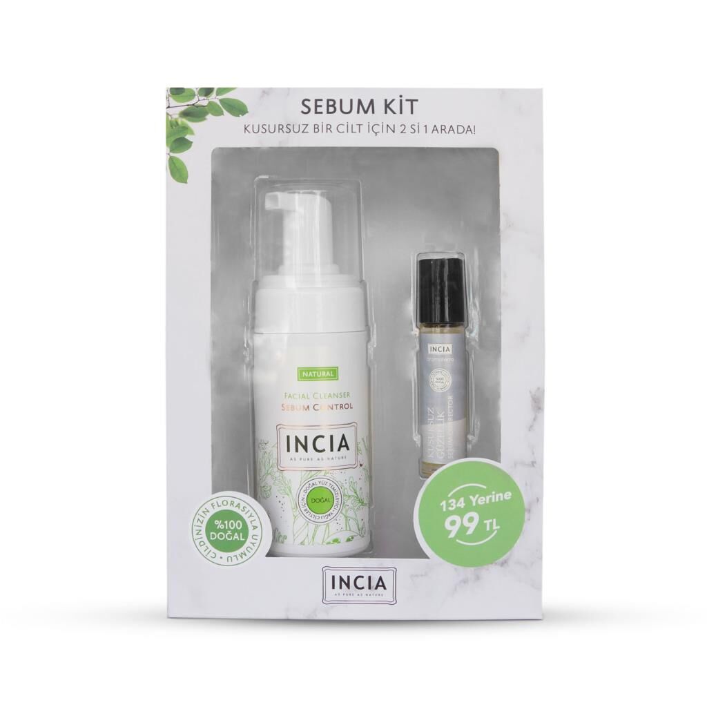 Incia Sebum Kit - Aromaterra ve Temizleme Köpüğü