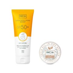 Incia Güneş Seti Vücut Kremi Spf50+ 150 ml Butter Hediyeli