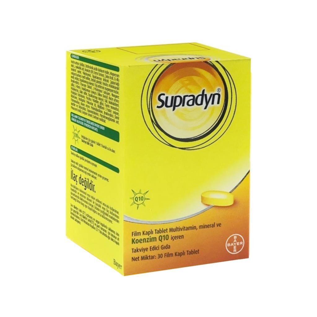 Supradyn Multivitamin ve Koenzim Q10 30 Film Tab.