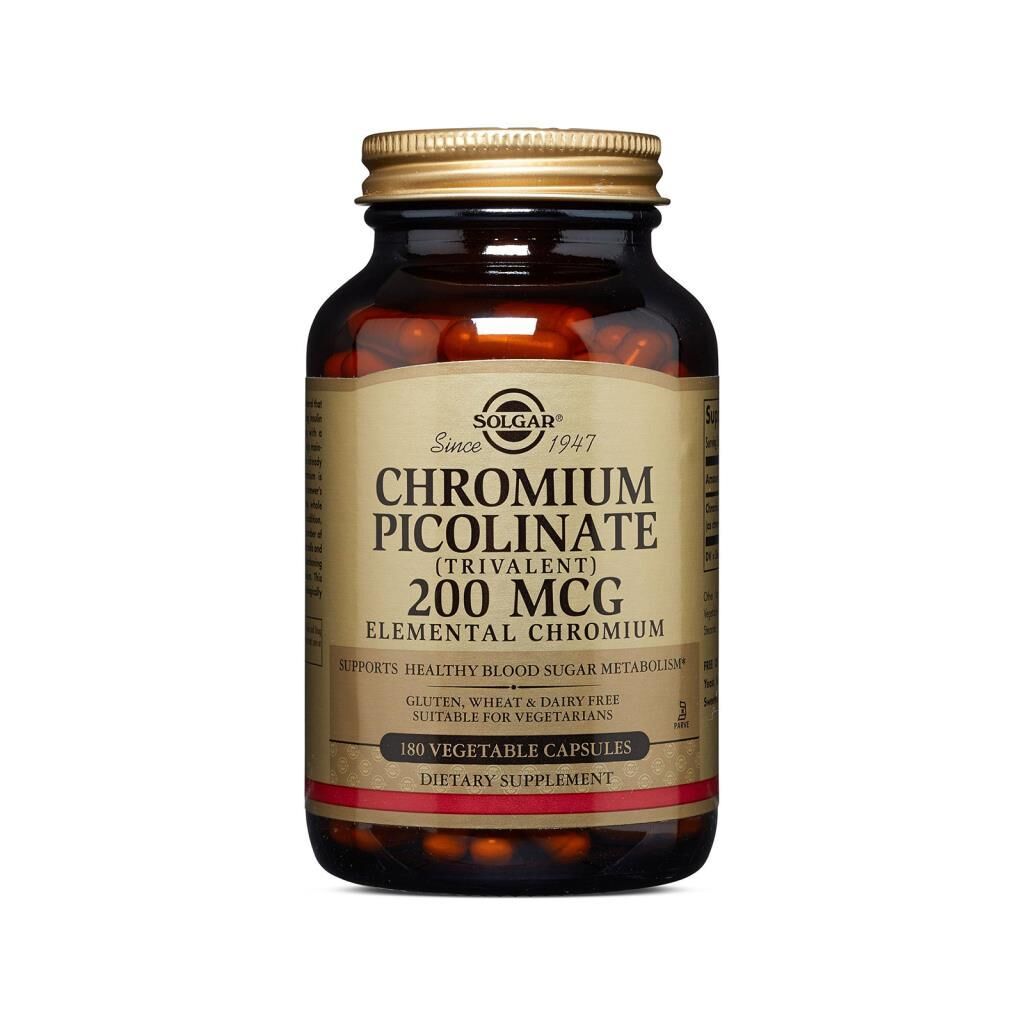 Solgar Chromium Picolinate 200 mg 90 Kapsül