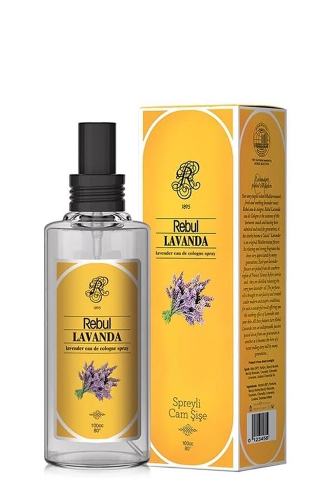 Rebul Lavanda Kolonya Spreyli Cam Şişe 100 ml