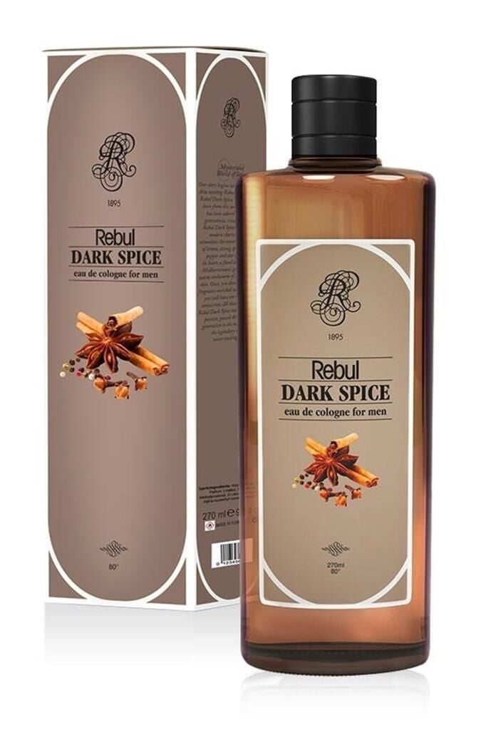 Rebul Dark Spice Kolonyası Cam Şişe 270 ml