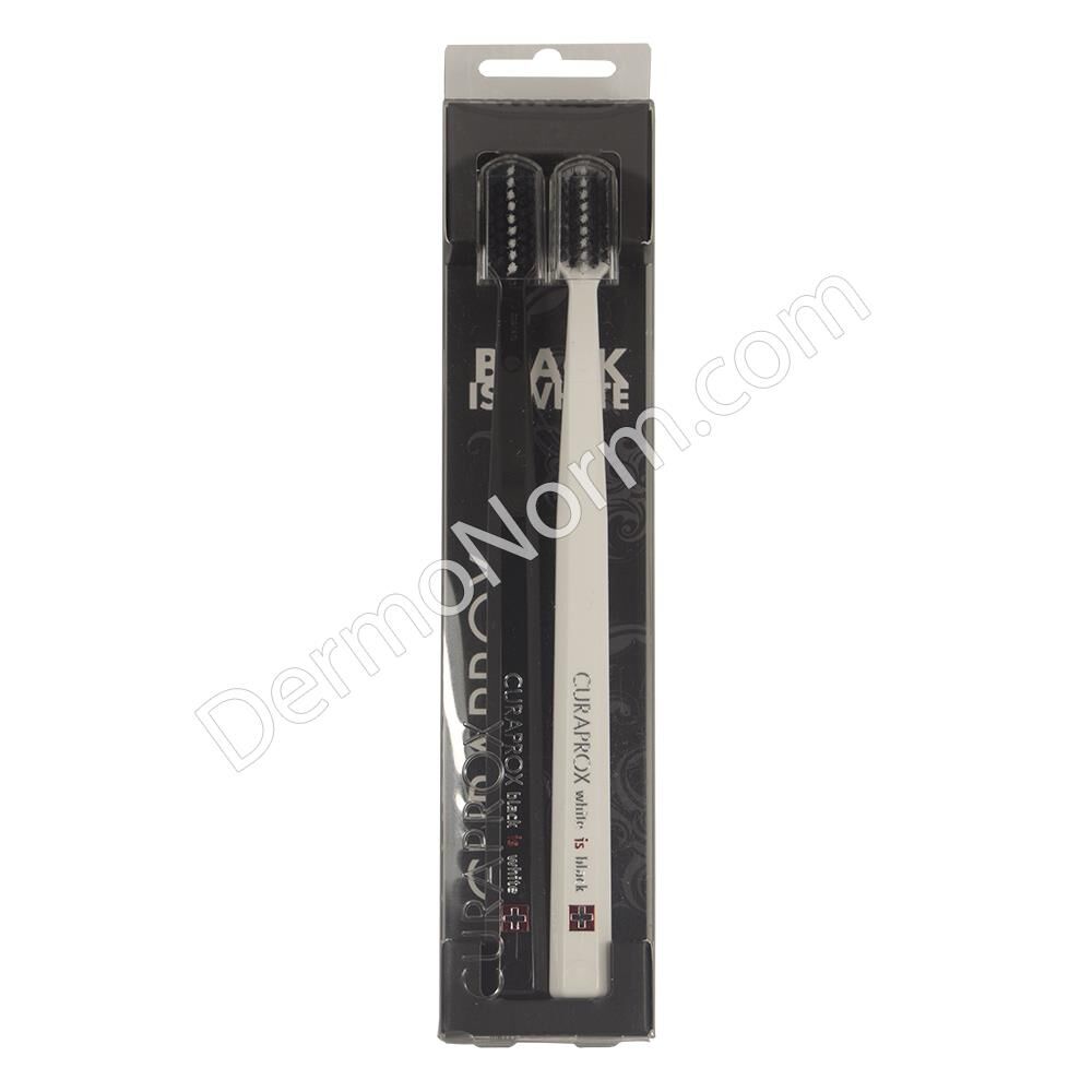 Curaprox Diş Fırçası 2 li CS 5460 Black & White