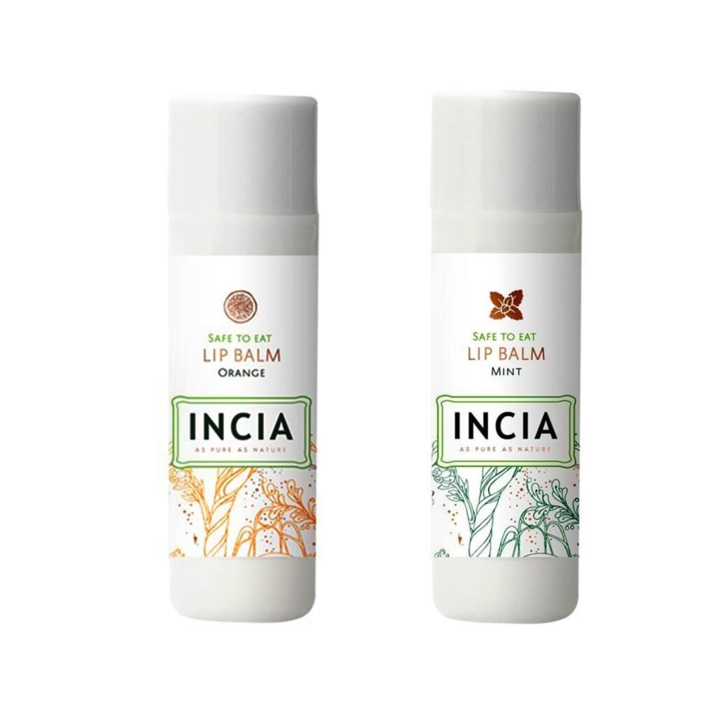 Incia Lip Balm Orange 6 gr 1 adet - Mint 1 adet 1 Alana 1 Bedava