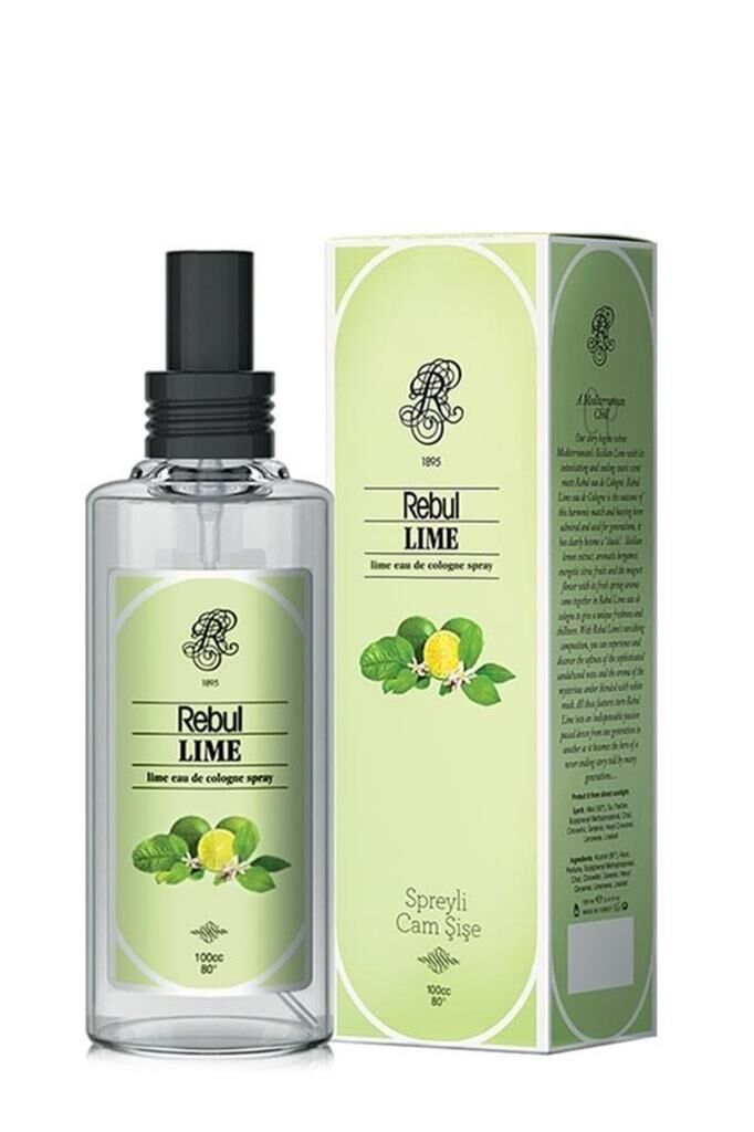 Rebul Kolonya Lime Spreyli Cam Şişe 100 ml