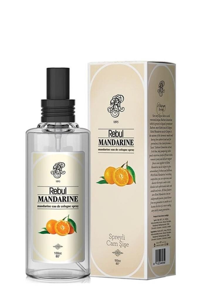 Rebul Kolonya Mandarine Spreyli Cam Şişe 100 ml