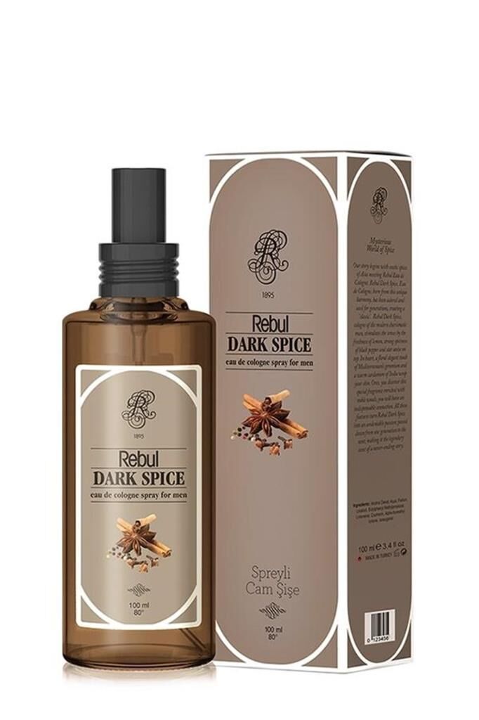 Rebul Kolonya Dark Spice Spreyli Cam Şişe 100 ml