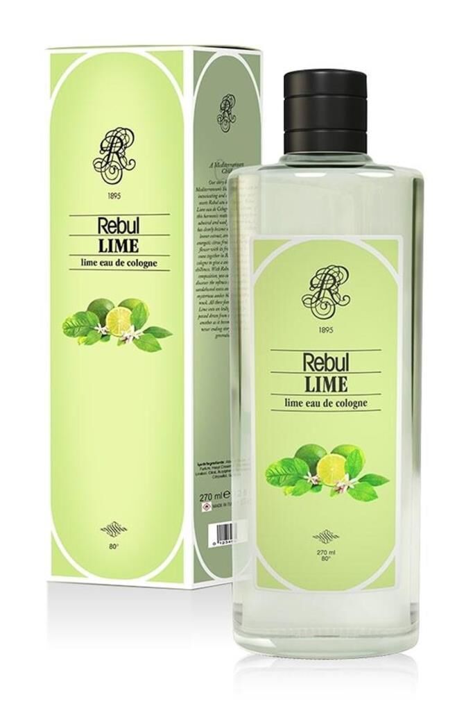 Rebul Lime Kolonya Cam Şişe 270 ml