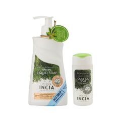 Incia Zeytinyağlı Sıvı Sabun Nemlendiricili 250 ml ve Klasik 50 ml