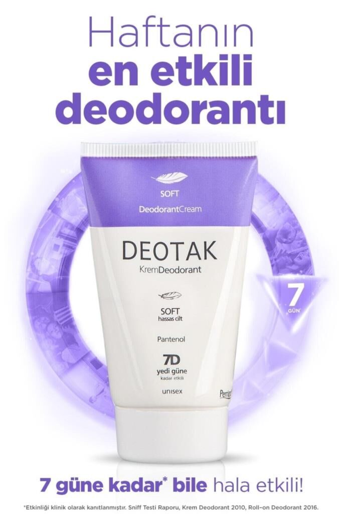 Deotak Krem Deodorant Soft Hassas Cilt 35 ml