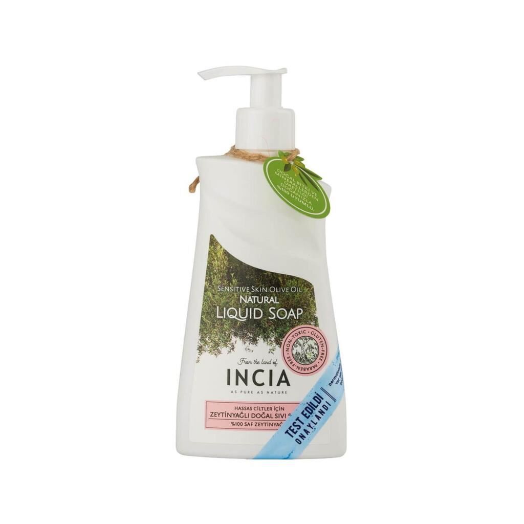 Incia Sıvı Sabun Doğal Zeytinyağlı Hassas 250 ml