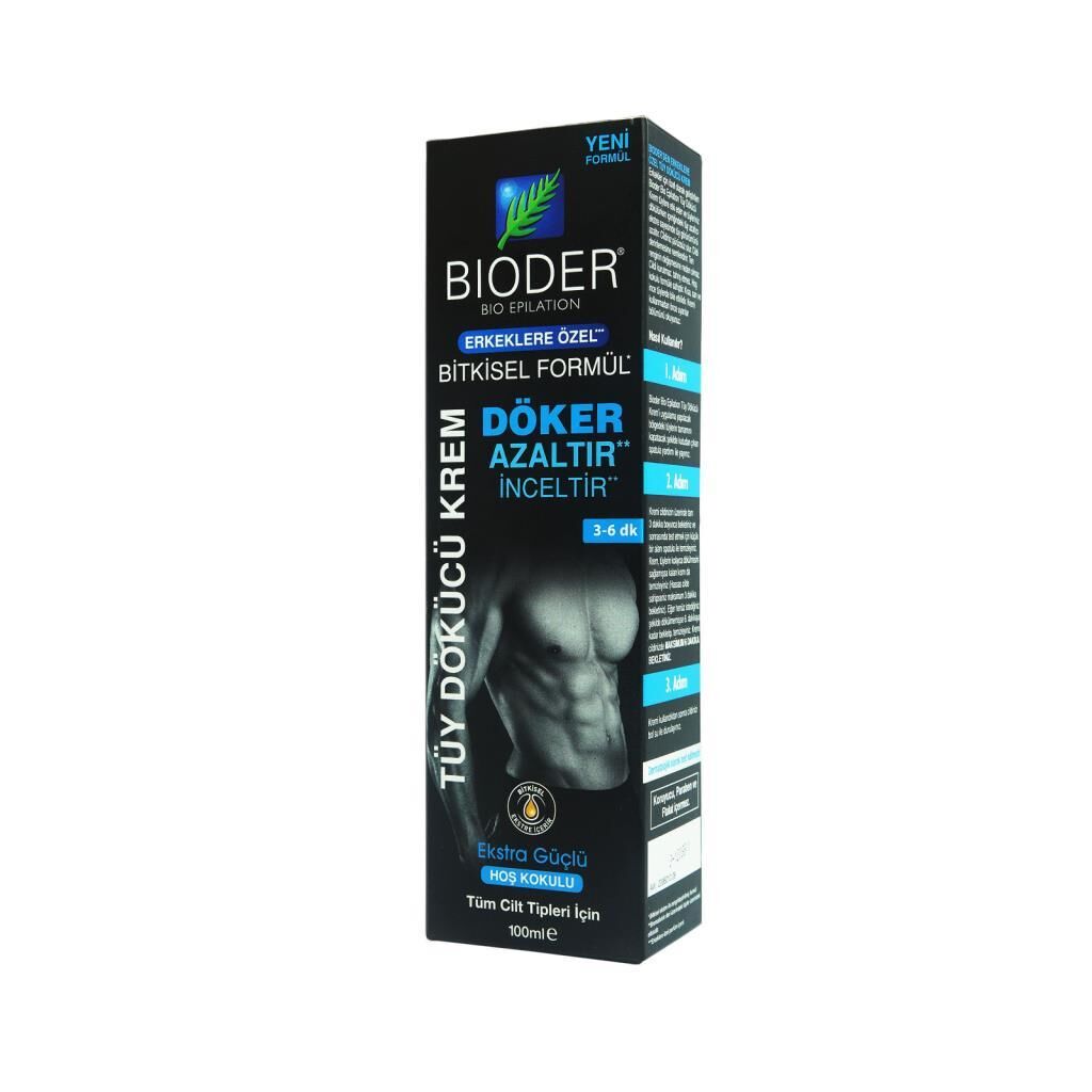 Bioder Erkeklere Özel Bitkisel Tüy Dökücü Krem