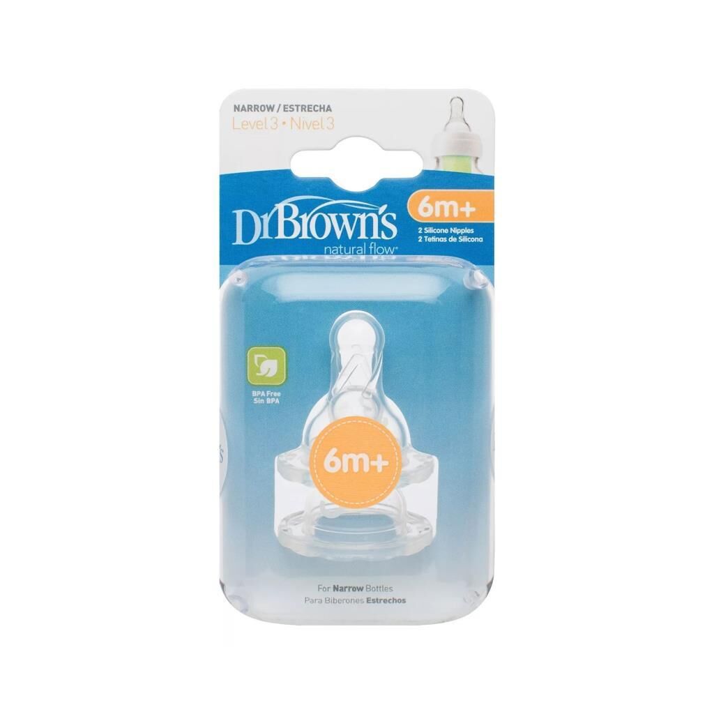 Dr.Brown 6 Ay+ Silicone Biberon Emziği