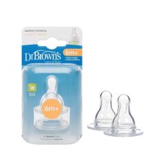Dr.Brown 6 Ay+ Silicone Biberon Emziği