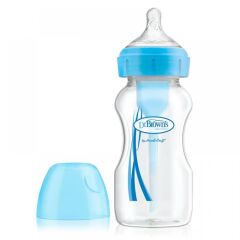 Dr. Browns Options Geniş Ağızlı Biberon 270 ml Mavi