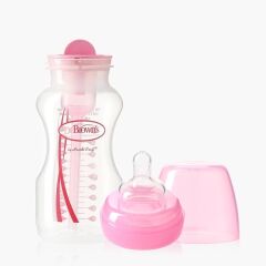 Dr. Browns Options Geniş Ağızlı Biberon 270 ml Pembe