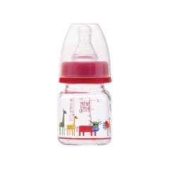 Bebedor Biberon Cam Mini Yavaş Akış 0+ Ay 60 ml.